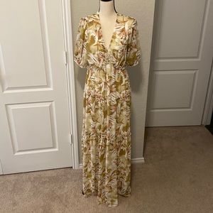 Floral Maxi Dress 🪷🌾